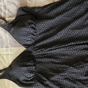 Black one piece swimsuit